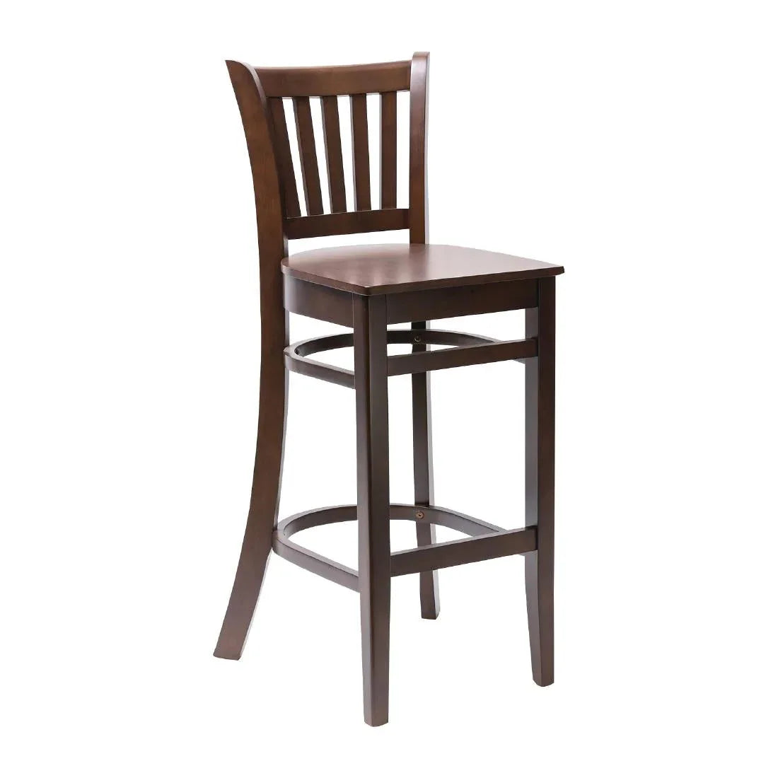 FT428 Manhattan Dark Walnut Bar Chair - JD Catering Equipment Solutions Ltd