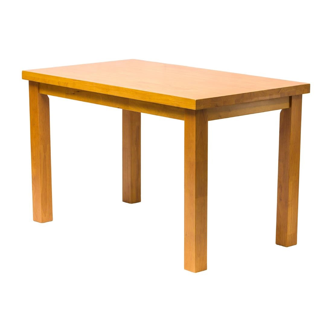FT490 Kendal Rectangle Dining Table Soft Oak 1200x700mm JD Catering Equipment Solutions Ltd