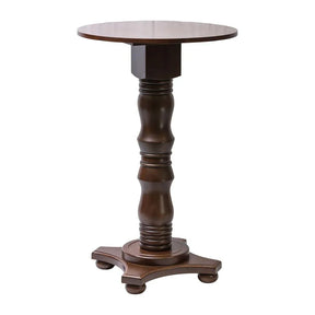 FT505 Islington Poseur Round Table Dark Wood 700mm - JD Catering Equipment Solutions Ltd