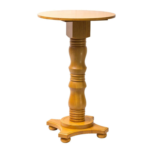 FT507 Islington Poseur Round Table Soft Oak 700mm JD Catering Equipment Solutions Ltd