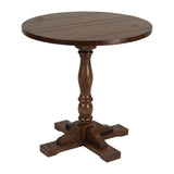 FT509 Oxford Vintage Wood Pedestal Round Table 760mm - JD Catering Equipment Solutions Ltd
