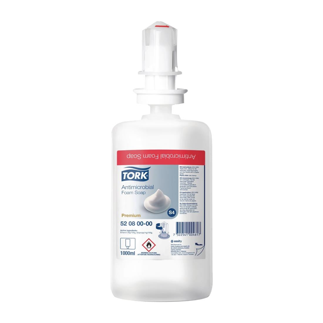 FT575 TORK Antimicrobial Foaming Hand Soap 1Ltr (Pack of 6) JD Catering Equipment Solutions Ltd