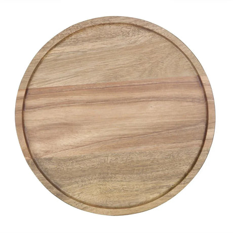 FT611 Olympia Acacia Round Plates 200(D)mm - JD Catering Equipment Solutions Ltd