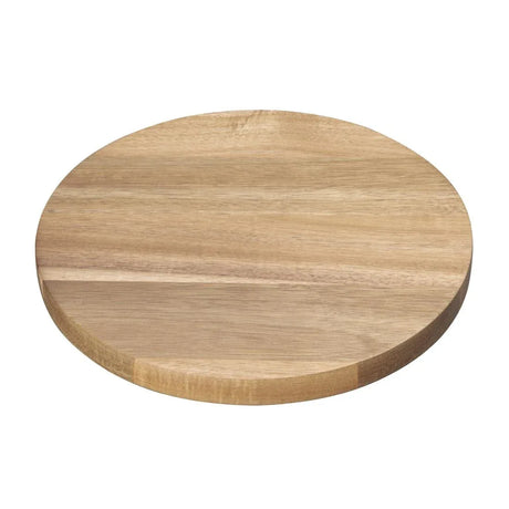 FT612 Olympia Acacia Round Plates 250(D)mm - JD Catering Equipment Solutions Ltd