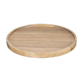 FT612 Olympia Acacia Round Plates 250(D)mm - JD Catering Equipment Solutions Ltd