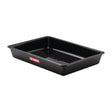 FT619 Araven Deep Food Tray Black 10Ltr JD Catering Equipment Solutions Ltd