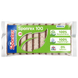 FT630 Spontex Sponrex 100 Recycled Scouring Sponge (pk10) JD Catering Equipment Solutions Ltd