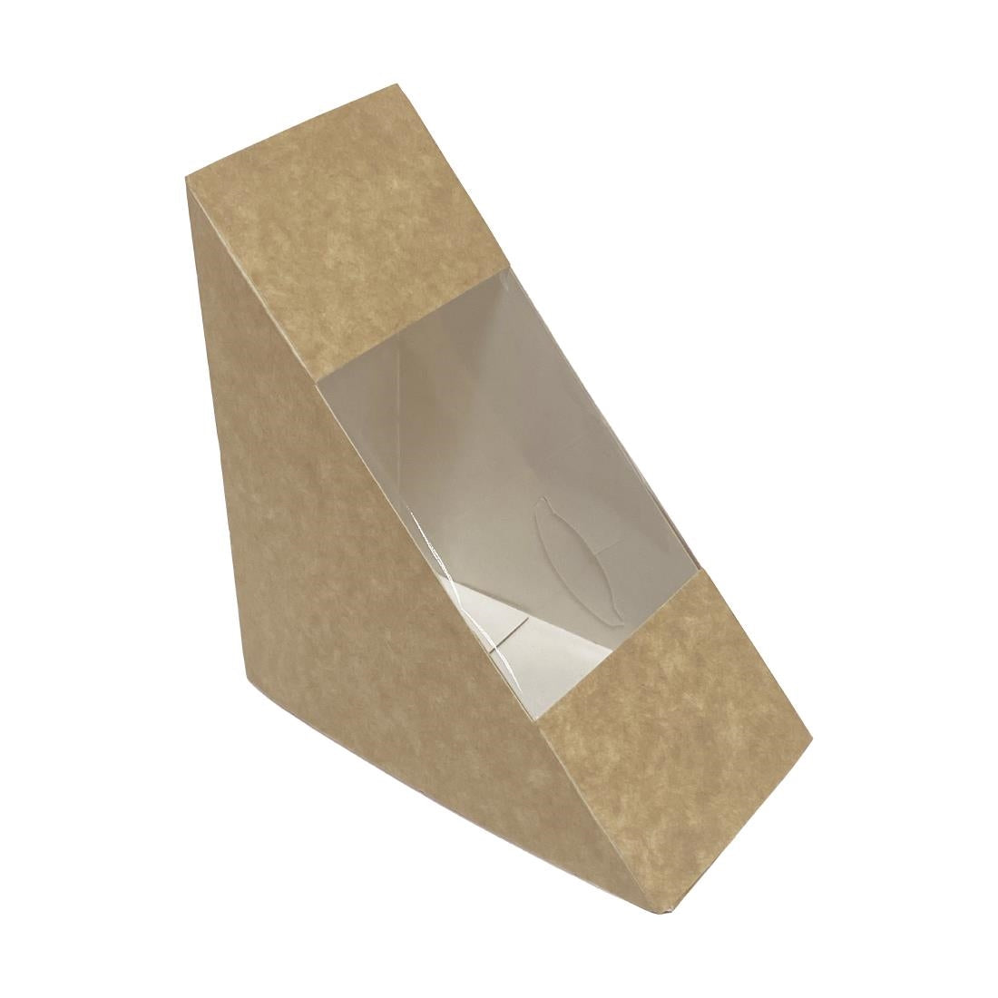 FT650 Fiesta Recyclable Standard Sandwich Wedge with PET window 65mm (Pack of 500) JD Catering Equipment Solutions Ltd