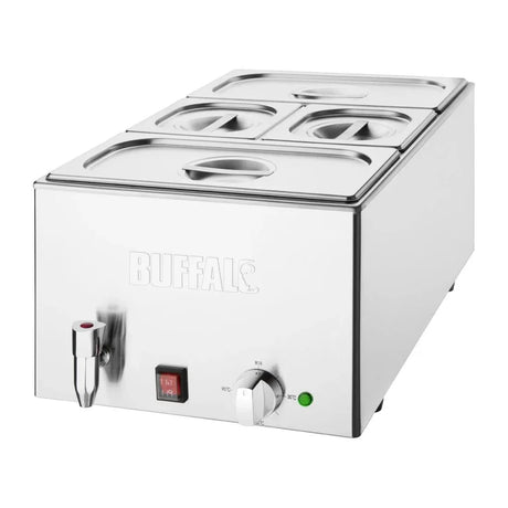 FT692 Buffalo Bain Marie with Tap and Pans - JD Catering Equipment Solutions Ltd
