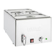 FT692 Buffalo Bain Marie with Tap and Pans JD Catering Equipment Solutions Ltd