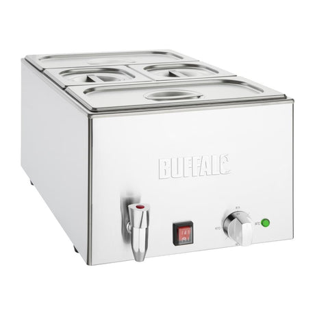 FT692 Buffalo Bain Marie with Tap and Pans JD Catering Equipment Solutions Ltd