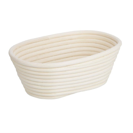FT837 Vogue Rattan Proving Basket Oval 210x150x80mm JD Catering Equipment Solutions Ltd
