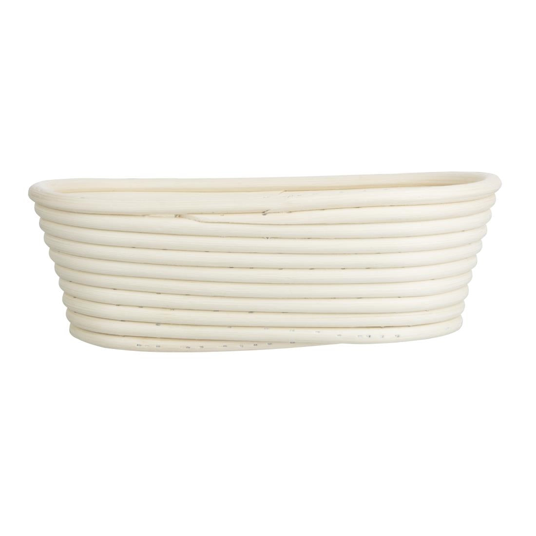 FT838 Vogue Rattan Proving Basket Oval 250x150x80mm JD Catering Equipment Solutions Ltd