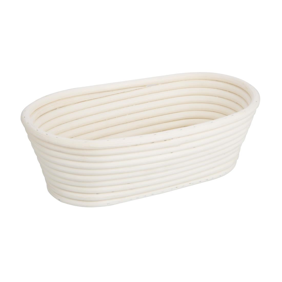 FT838 Vogue Rattan Proving Basket Oval 250x150x80mm JD Catering Equipment Solutions Ltd