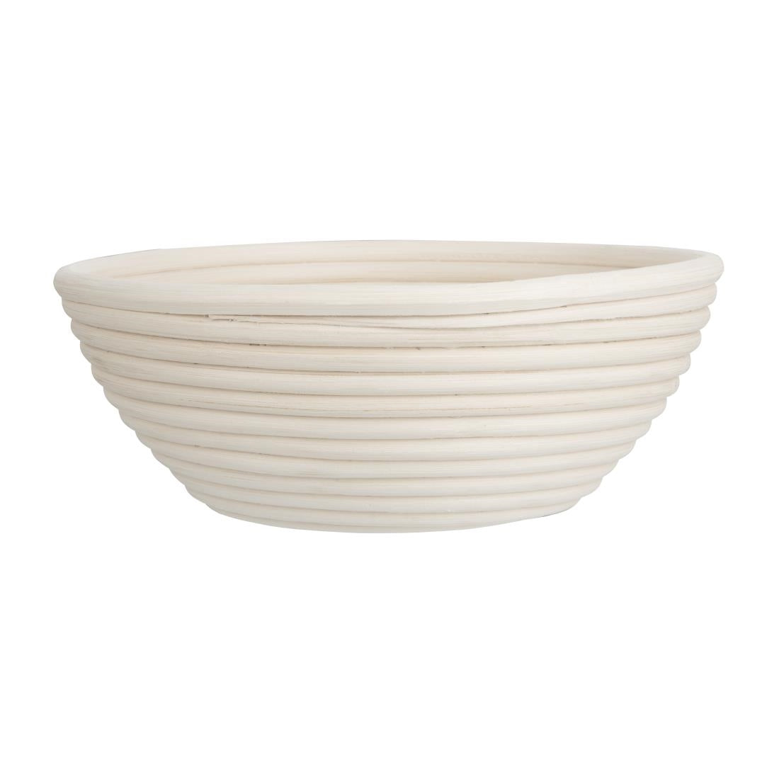 FT839 Vogue Rattan Proving Basket Round 220x80mm JD Catering Equipment Solutions Ltd