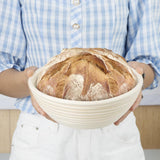 FT839 Vogue Rattan Proving Basket Round 220x80mm JD Catering Equipment Solutions Ltd