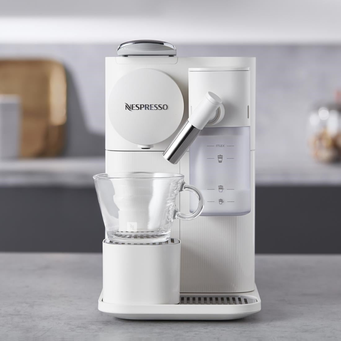 FT898 DeLonghi Nespresso Lattissima One Coffee Machine White JD Catering Equipment Solutions Ltd