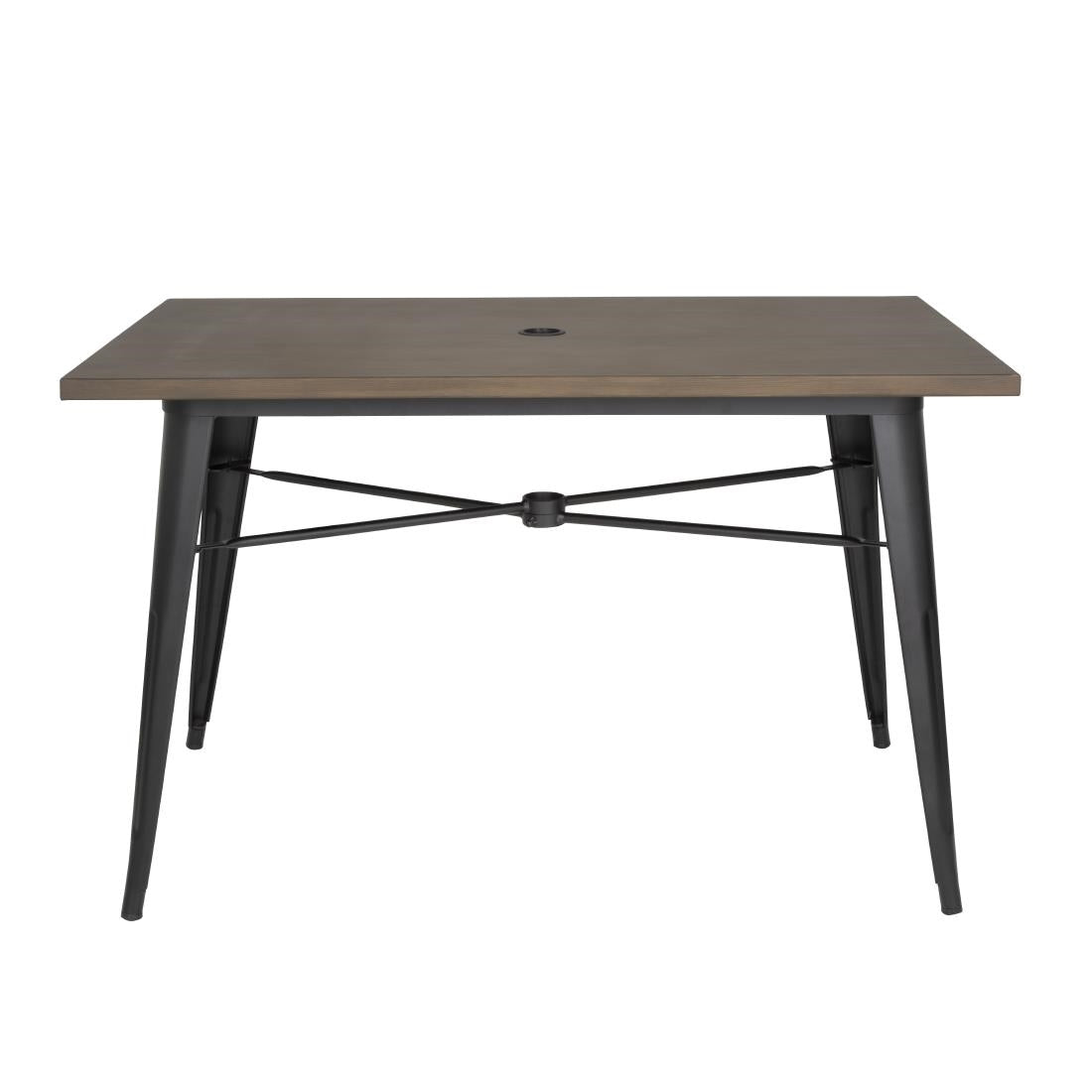 FT955 Bolero Complete OutdoorTable 120x76x76cm - Dark Wood JD Catering Equipment Solutions Ltd