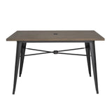 FT955 Bolero Complete OutdoorTable 120x76x76cm - Dark Wood JD Catering Equipment Solutions Ltd