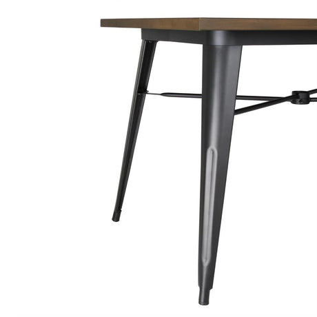 FT955 Bolero Complete OutdoorTable 120x76x76cm - Dark Wood JD Catering Equipment Solutions Ltd