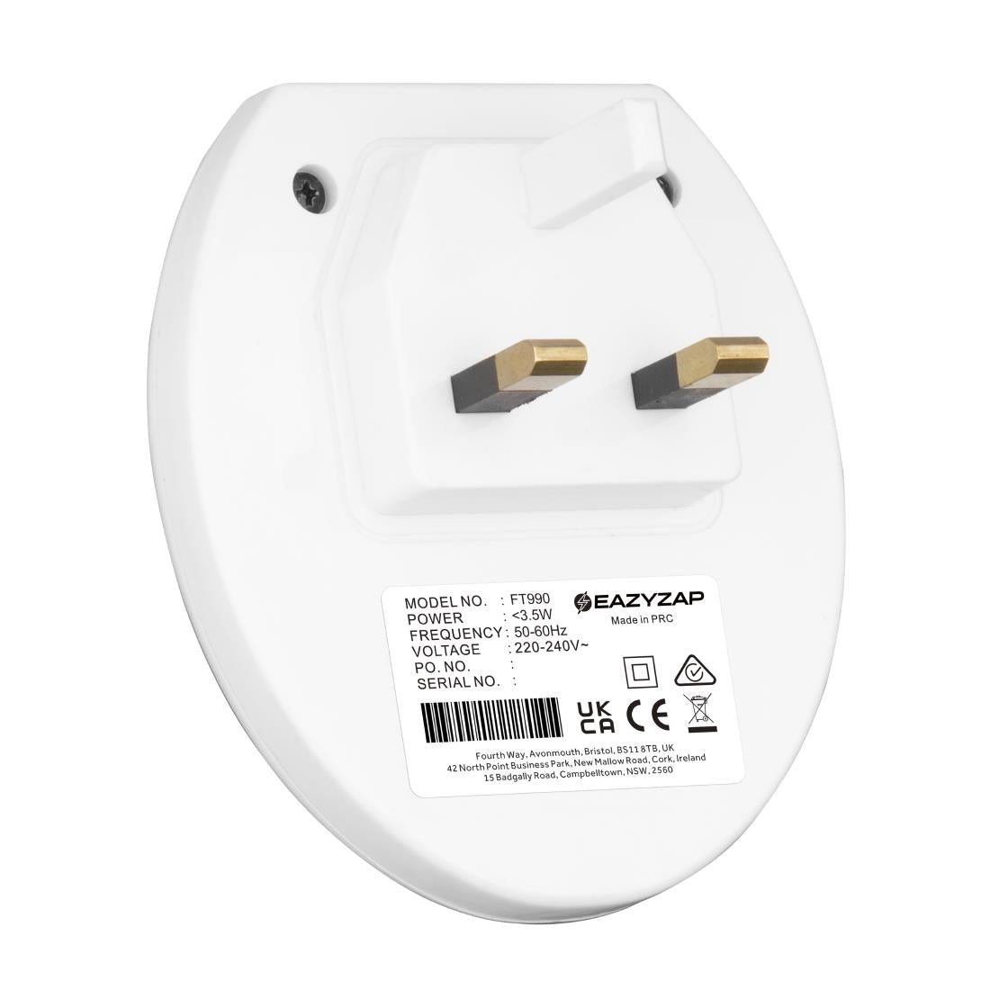 FT990 Eazyzap Plug-in Pest Repeller (Pack of 2) JD Catering Equipment Solutions Ltd