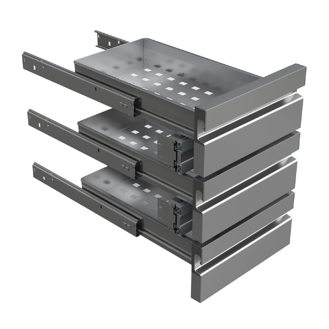 FU021 Fagor Advance Kit Drawers for Counter Units 1/3 & 1/3 & 1/3 GN ADV JD Catering Equipment Solutions Ltd