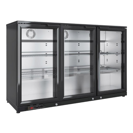 FU035 Fagor EERM Series Back Bar Cooler 3 Door Black EERM-3 JD Catering Equipment Solutions Ltd