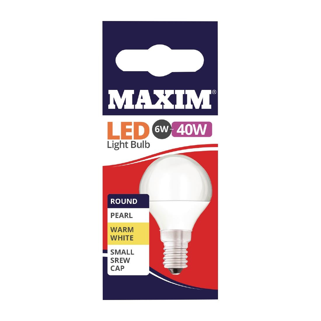 FW511 Maxim LED Round SES Warm White Light Bulb 6/40w JD Catering Equipment Solutions Ltd