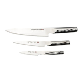 FW535 Global Knives Ukon Range 'Sakura' 3 Piece Knife Set JD Catering Equipment Solutions Ltd