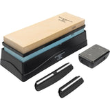 FW537 Rockingham Forge Ceramic Stone Combination (Coarse/ Medium) Sharpening Kit - JD Catering Equipment Solutions Ltd