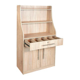 FW543 Waiter Station Oak Finish JD Catering Equipment Solutions Ltd