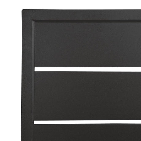 FW599 Bolero Aluminium Square Table Top Black 700mm JD Catering Equipment Solutions Ltd