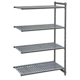 FW611 Cambro Camshelving Basics Plus Add-On Unit 4 Tier With Vented Shelves 1830H x 718W x 460D mm JD Catering Equipment Solutions Ltd