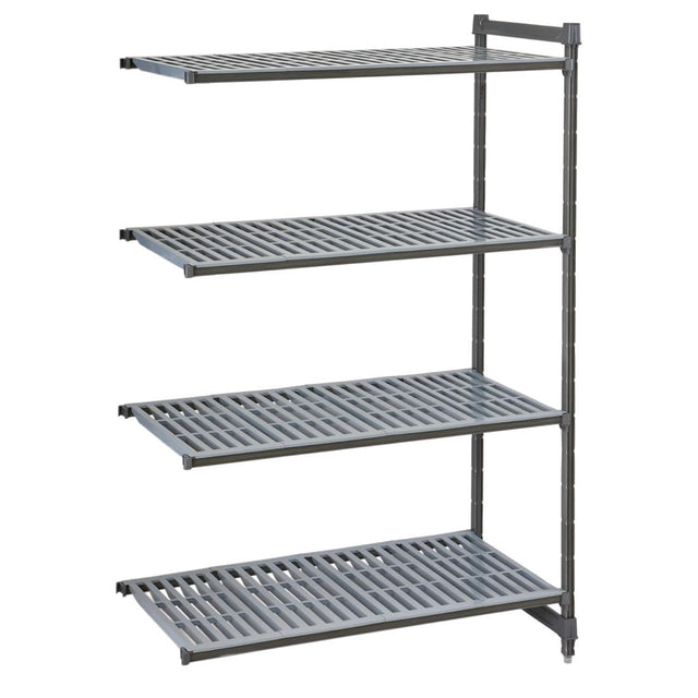 FW619 Cambro Camshelving Basics Plus Add-On Unit 4 Tier With Vented Shelves 1830H x 1023W x 540D mm JD Catering Equipment Solutions Ltd