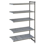 FW661 Cambro Camshelving Basics Plus Add-On Unit 5 Tier With Vented Shelves 2140H x 870W x 460D mm JD Catering Equipment Solutions Ltd