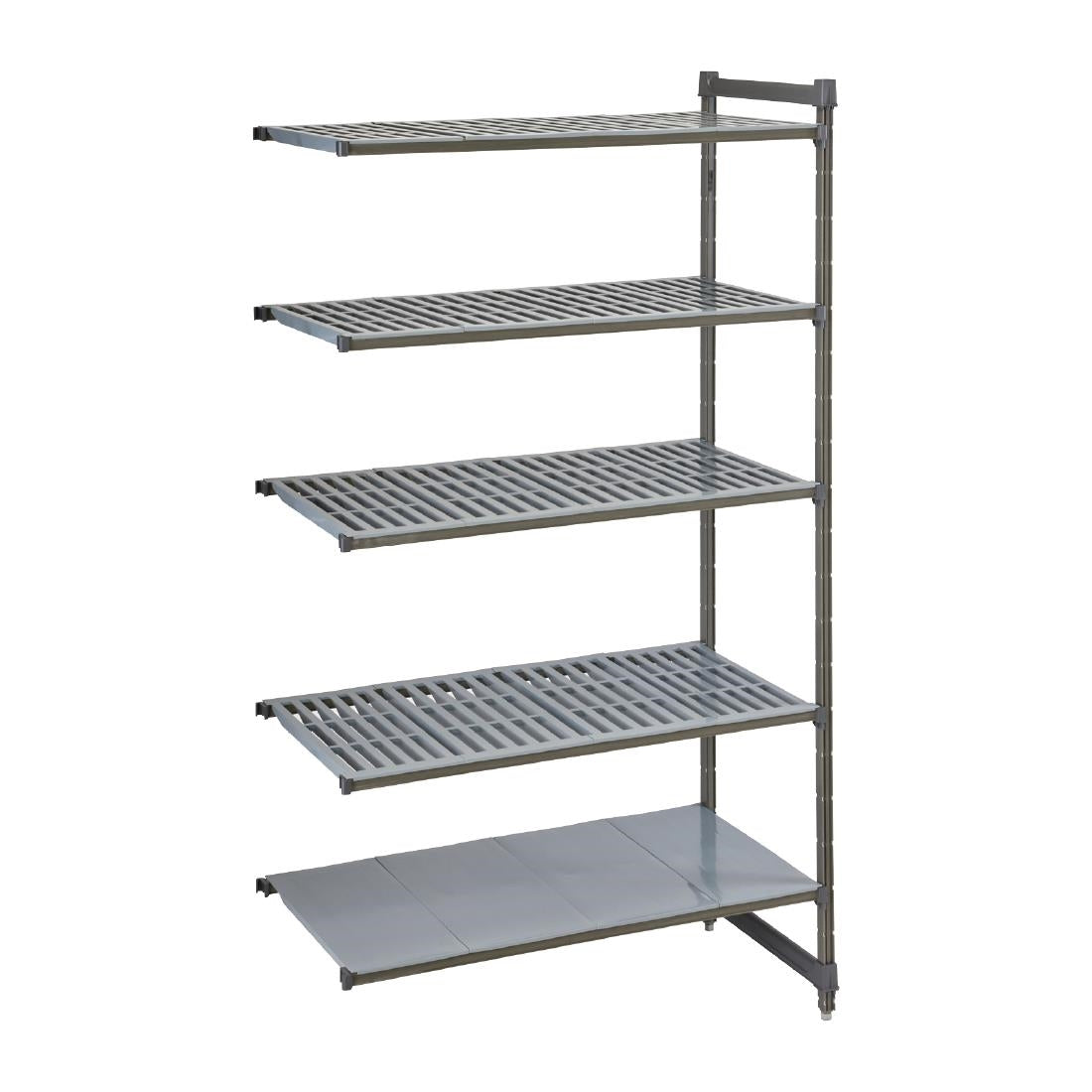 FW664 Cambro Camshelving Basics Plus Add-On Unit 5 Tier With Vented Shelves 2140H x 870W x 540D mm JD Catering Equipment Solutions Ltd