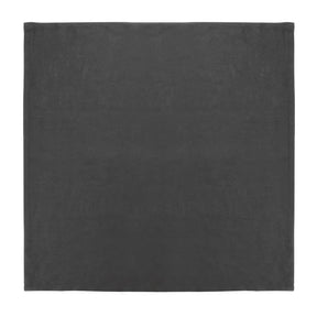 FW697 Olympia Linen Table Napkin Black 400x400mm (Pack of 12) - JD Catering Equipment Solutions Ltd