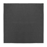 FW697 Olympia Linen Table Napkin Black 400x400mm (Pack of 12) JD Catering Equipment Solutions Ltd