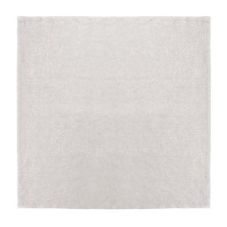FW699 Olympia Linen Table Napkin Sand 400x400mm (Pack of 12) JD Catering Equipment Solutions Ltd