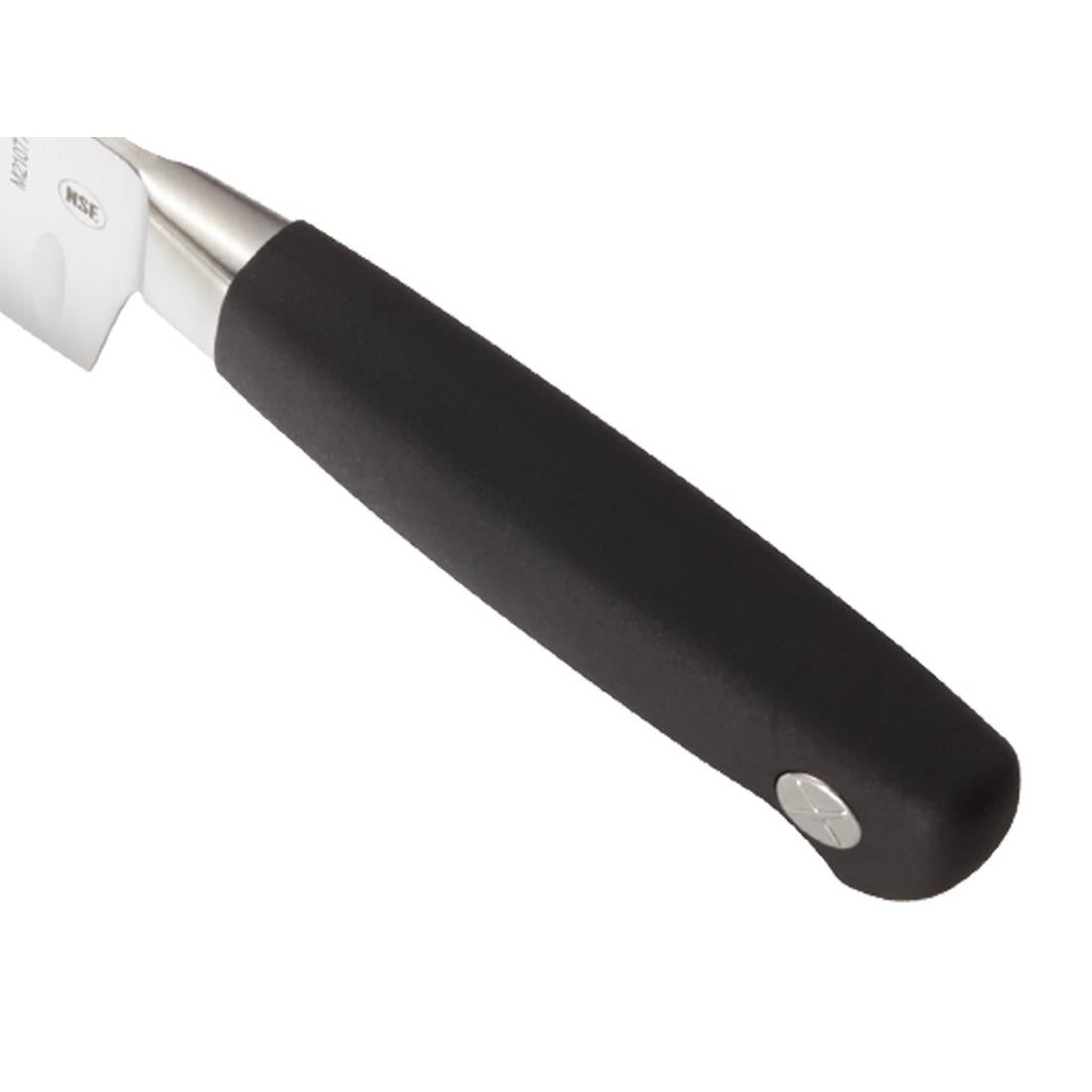 FW707 Mercer Culinary Genesis Precision Forged Chefs Knife Granton Edge Short Bolster 20.3cm JD Catering Equipment Solutions Ltd