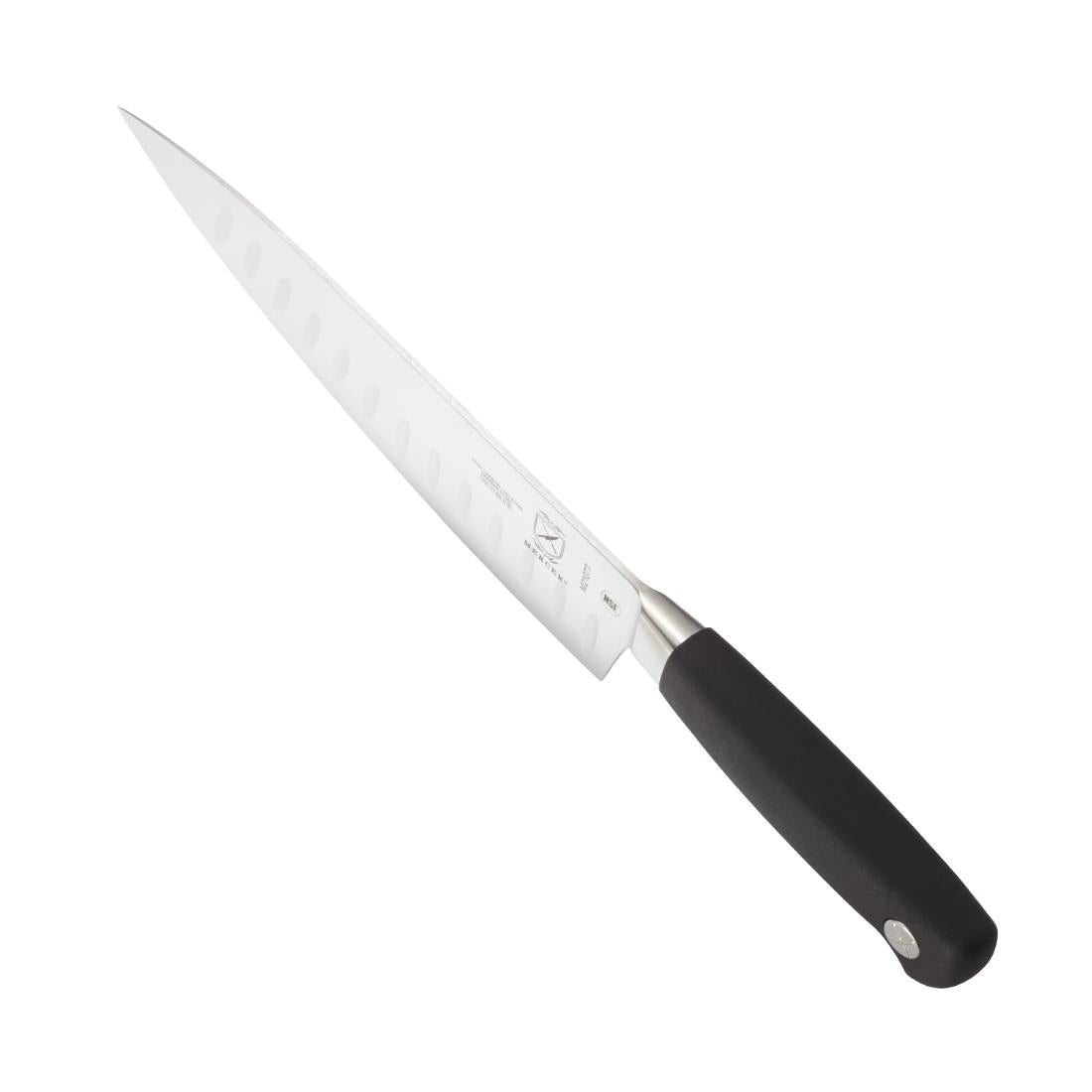 FW707 Mercer Culinary Genesis Precision Forged Chefs Knife Granton Edge Short Bolster 20.3cm JD Catering Equipment Solutions Ltd