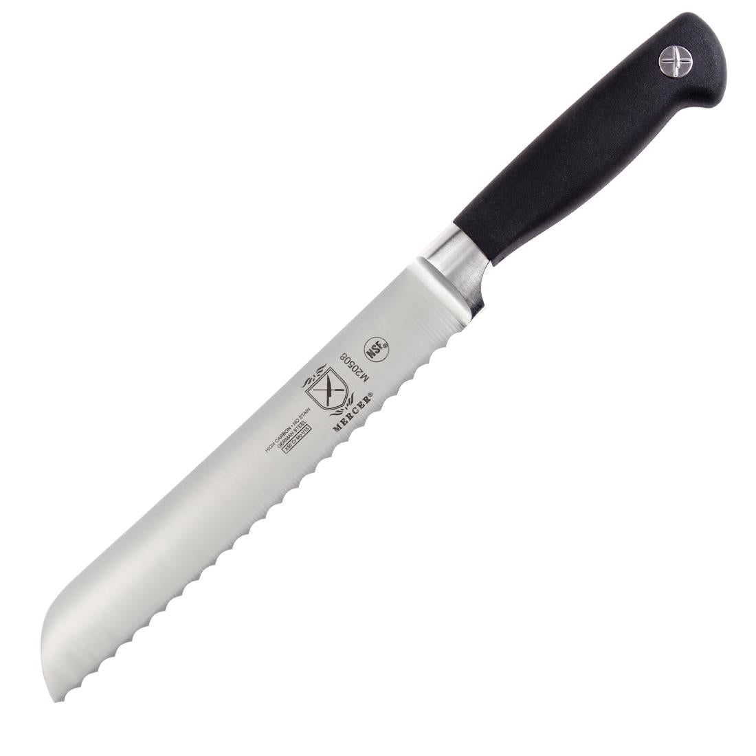 FW711 Mercer Culinary Genesis Precision Forged Bread Knife 20.3cm JD Catering Equipment Solutions Ltd