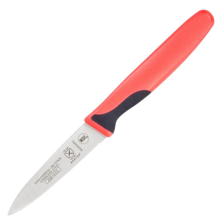 FW740 Mercer Culinary Millennia Slim Paring Knife Red 7.6cm JD Catering Equipment Solutions Ltd