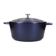 FW793 Masterclass Casserole Dish Metallic Blue 5Ltr - JD Catering Equipment Solutions Ltd