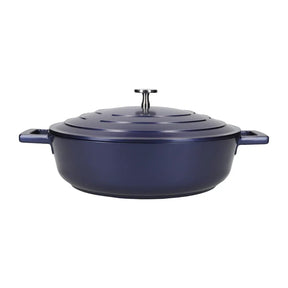 FW794 Masterclass Shallow Casserole Dish Blue 4Ltr - JD Catering Equipment Solutions Ltd