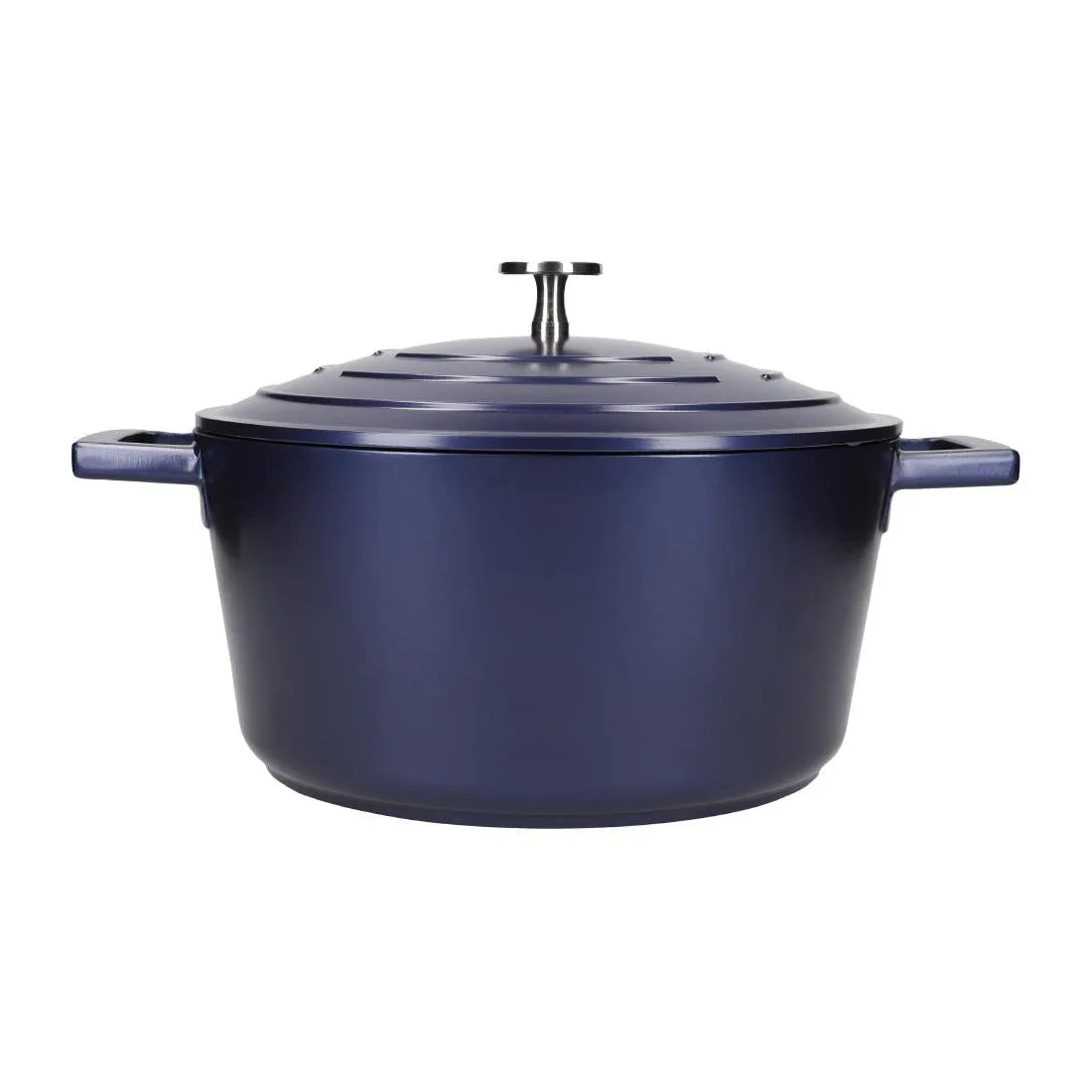 FW795 Masterclass Casserole Dish Metallic Blue 4Ltr - JD Catering Equipment Solutions Ltd