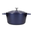 FW795 Masterclass Casserole Dish Metallic Blue 4Ltr - JD Catering Equipment Solutions Ltd