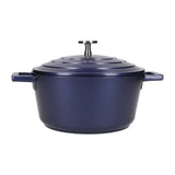 FW796 Masterclass Casserole Dish Metallic Blue 2.5Ltr - JD Catering Equipment Solutions Ltd