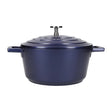 FW796 Masterclass Casserole Dish Metallic Blue 2.5Ltr - JD Catering Equipment Solutions Ltd