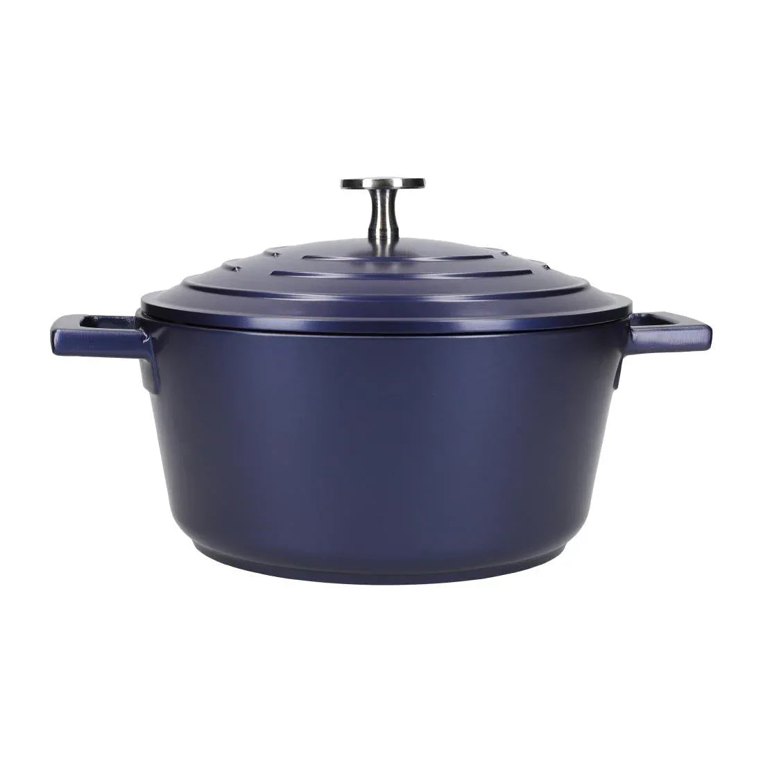 FW796 Masterclass Casserole Dish Metallic Blue 2.5Ltr - JD Catering Equipment Solutions Ltd
